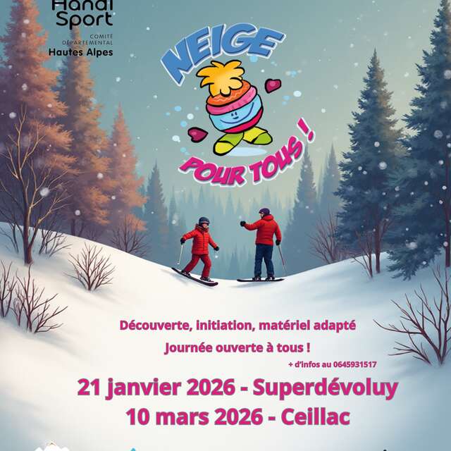 Journée neige pour tous - handisport