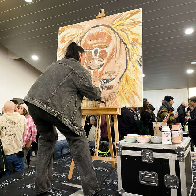 Graff live avec Niki