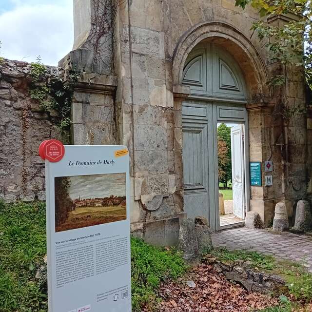 Chemin des Impressionnistes à Marly-le-Roi