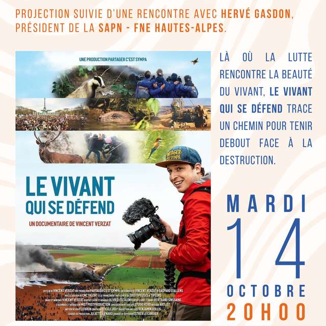 Ciné rencontre "Le vivant qui se défend"