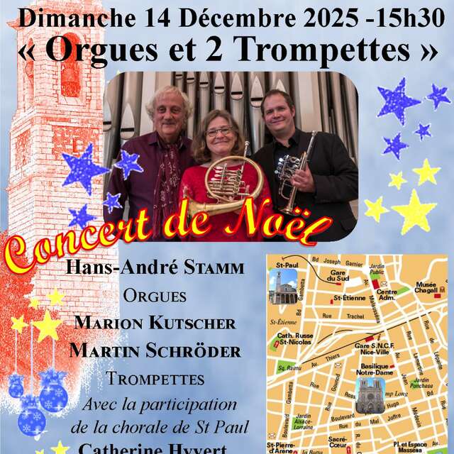 Orgues et 2 Trompettes - Concert de Noël
