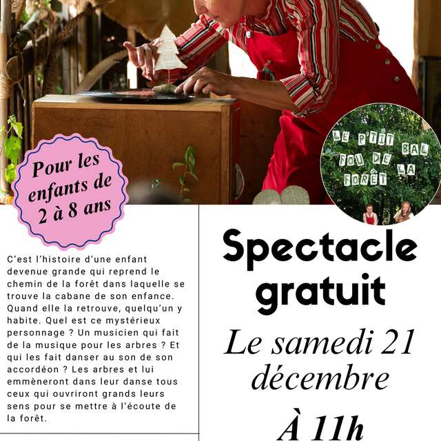 Spectacle gratuit - Le p'tit bal fou de la forêt