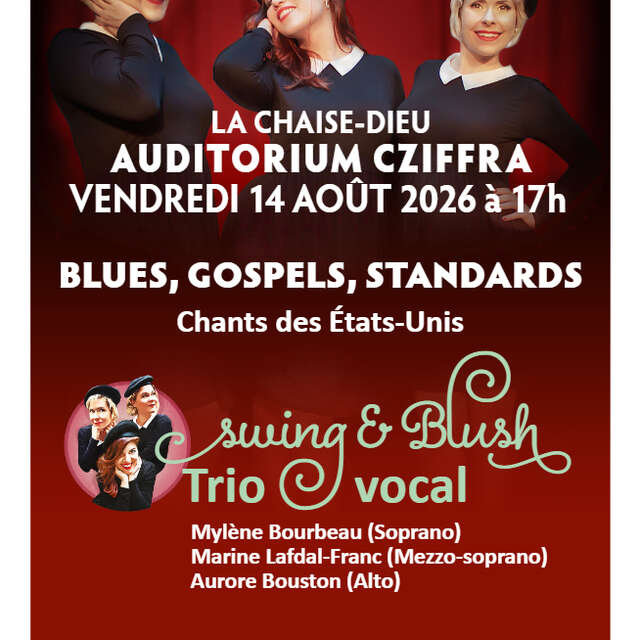Concert de blues et Gospels  "Swing & Blush"