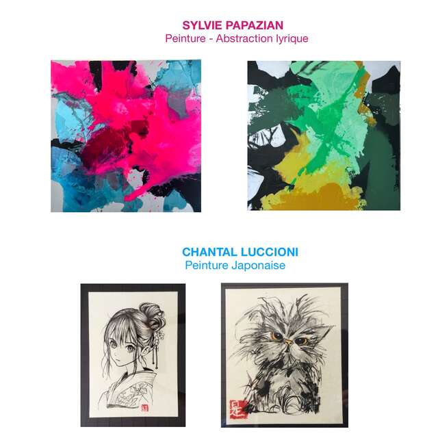 Ausstellung Chantal Luccioni und Sylvie Papazian - Malerei