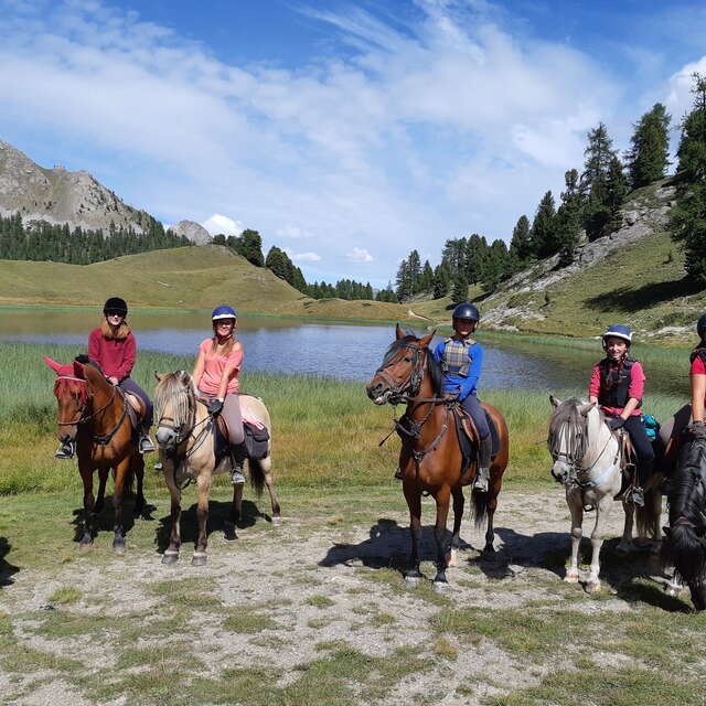 Rando équestre les 2 vallées : du Mélézet au Cristillan
