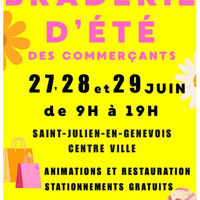 Braderie des commerçants