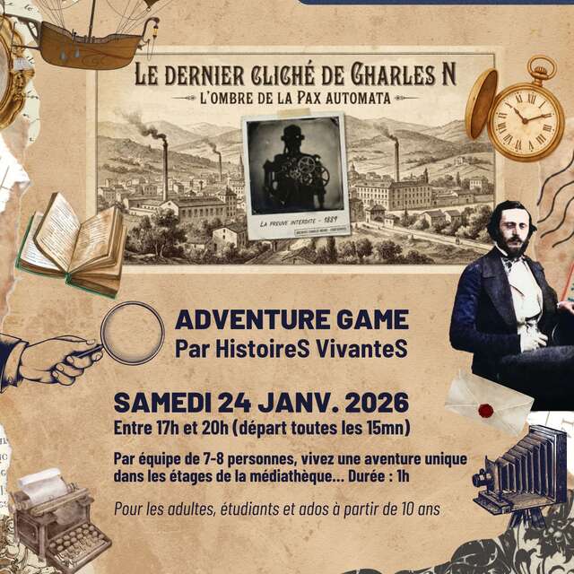 Adventure Game - Nuits de la lecture Grasse