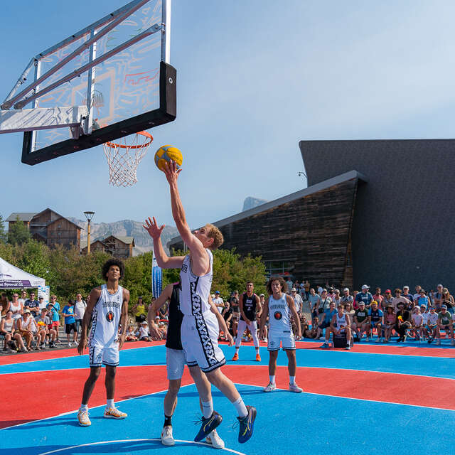 Terrain de basket 3x3