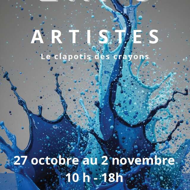 Le clapotis des Crayons exposent à l'espace Carnot