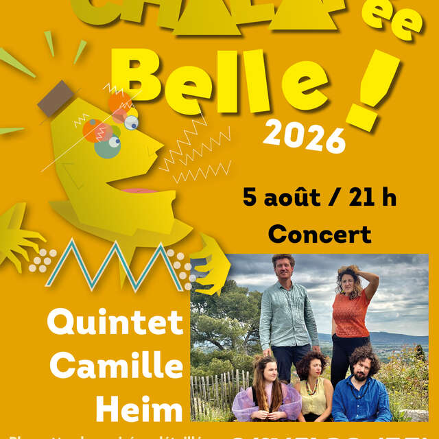Festival L'Échalapée Belle - Concert Quintet Camille Heim