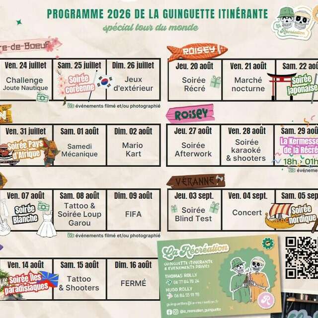 Guinguette itinérante "La Récréation"