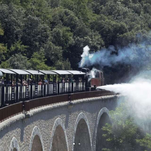 Cyclo- Du train des Cévennes à la Salendrinque
