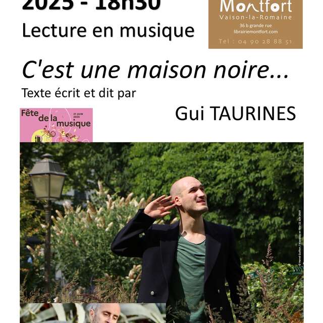 Lecture en musique à Librairie Montfort