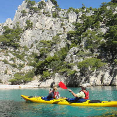 Sortie encadrée demi-journée kayak - Calanques de Cassis