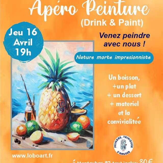 Nature Morte - Drink & Paint