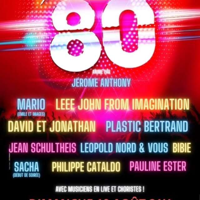 Spectacle musical "Totalement année 80" au Théâtre Antique