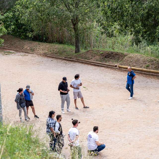 Concours de pétanque - Panier de Noël