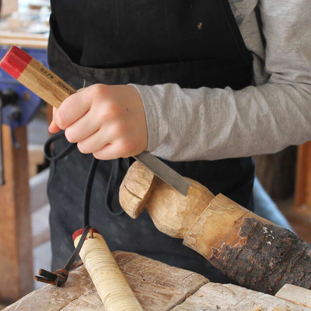Stage "je fabrique mes objets en bois"
