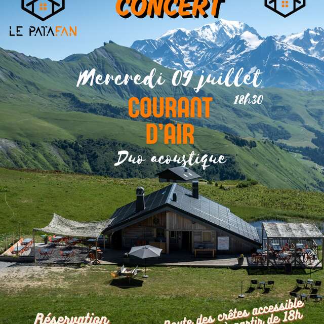 Concert au Patafan : Courant d'air - Duo acoustique