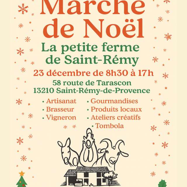 Marché de Noël à la petite ferme de Saint-Rémy