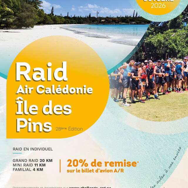 RAID AIR CALEDONIE DE L’ÎLE DES PINS