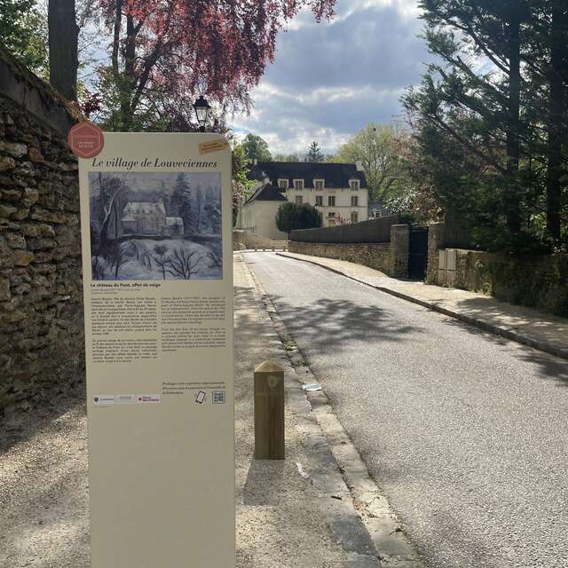Chemin des Impressionnistes à Louveciennes