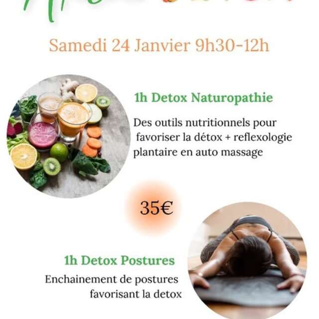 Atelier Détox animé par Stéphanie Desaint, naturopathe