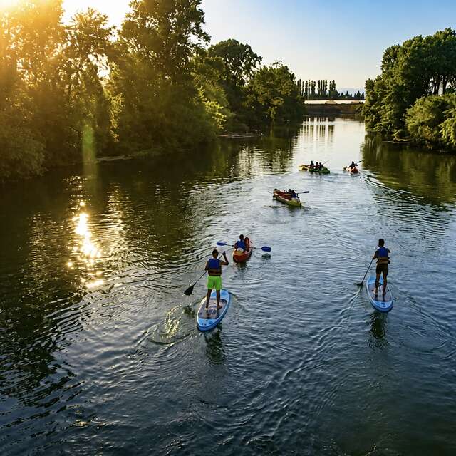 Location de Paddle & Paddle géant en rivière by Kayak Paddle fréjus