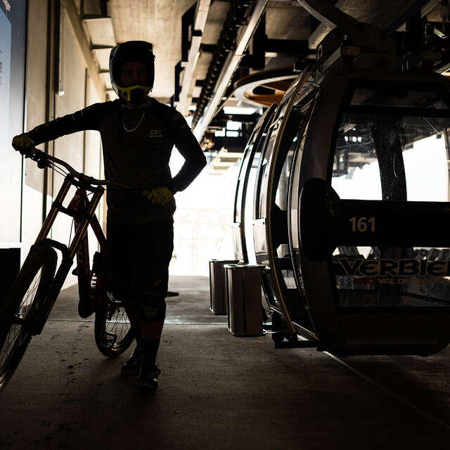 Mountain Lifts Cyclists
