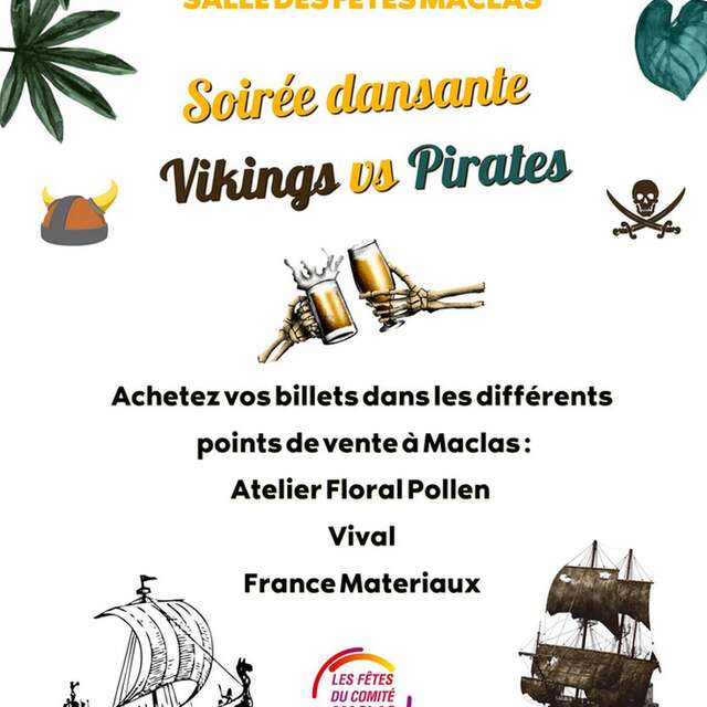 Soirée dansante "Vicking Us Pirates"