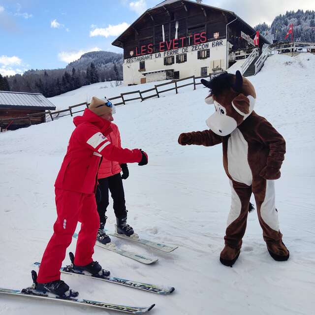Déambulation de Pistache la vache