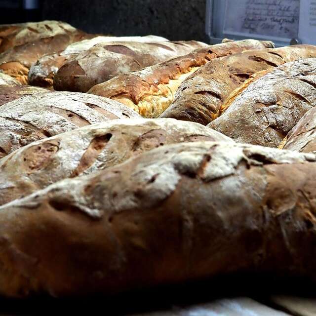 Bread baking at the Fontgillarde communal oven