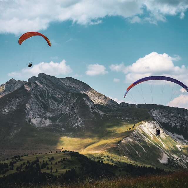 Aero-bi parapente biplace et speedriding