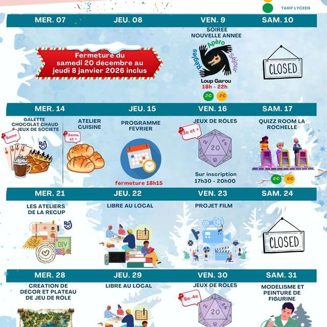 Ré Jeunesse events in Ars-en-Ré - January