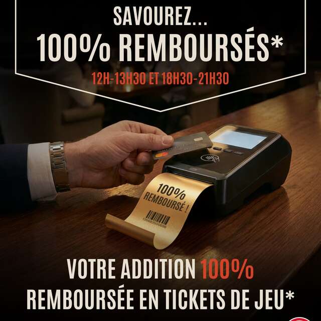 Addition 100% remboursée