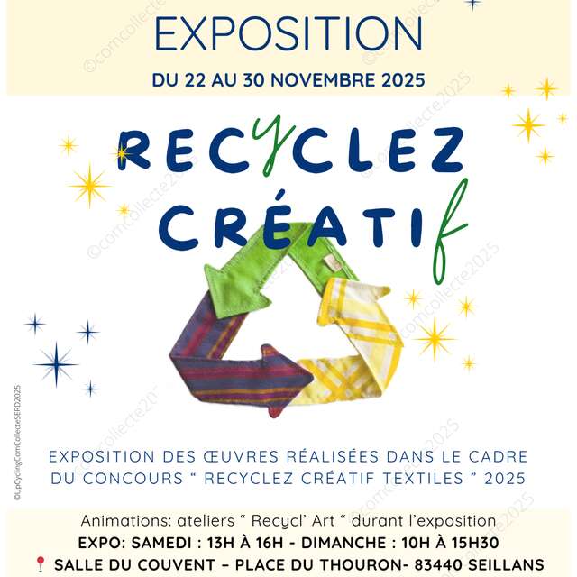 Recyclez Créatif et exposition