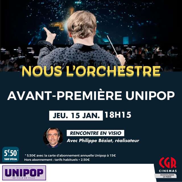 Avant-première UNIPOP - Nous l'orchestre