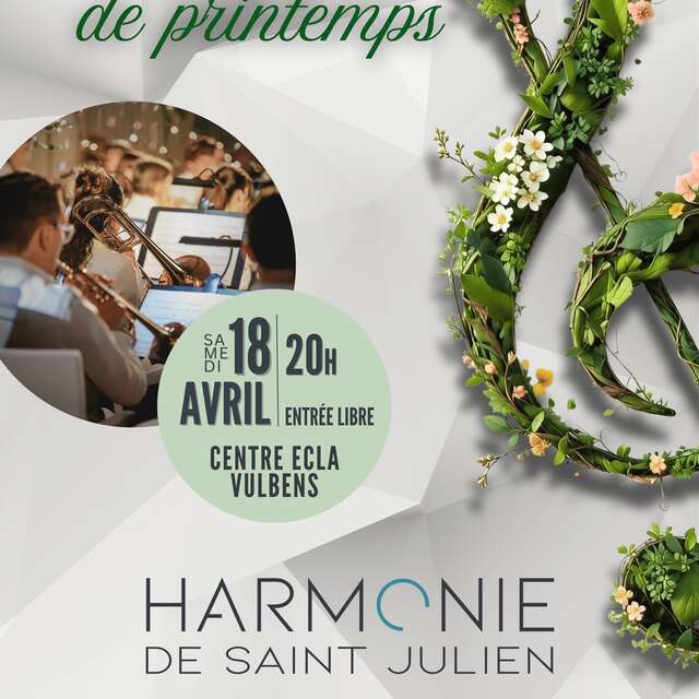 Concert de Printemps - Harmonie de Saint-Julien