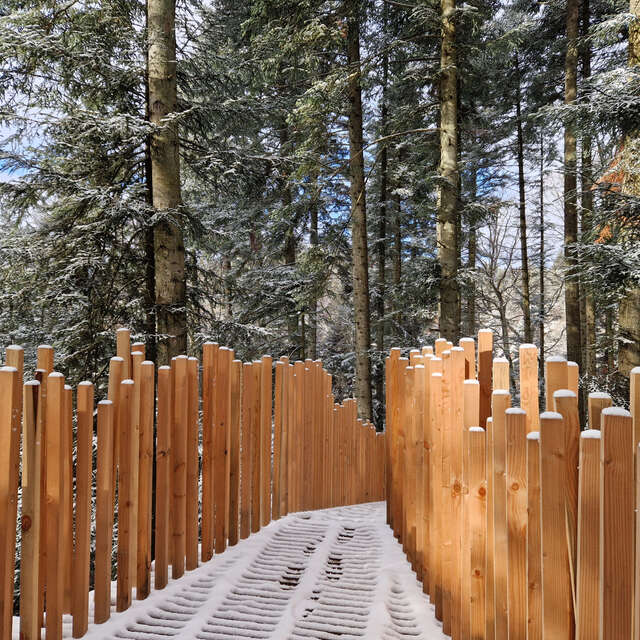 Une installation : A mi-bois
