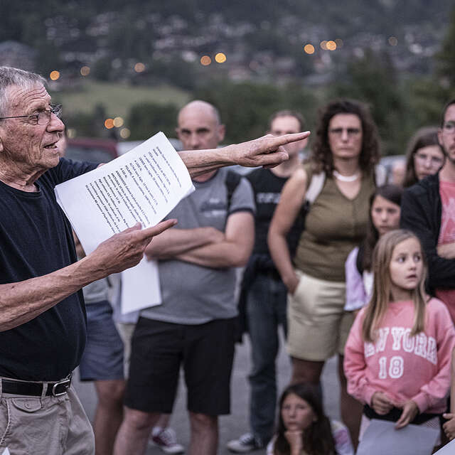 Spaziergang unter den Sternen