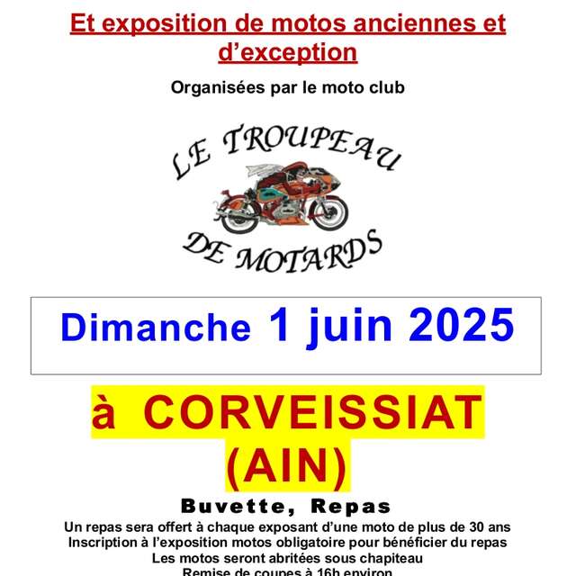 Vide-greniers et Exposition de motos anciennes