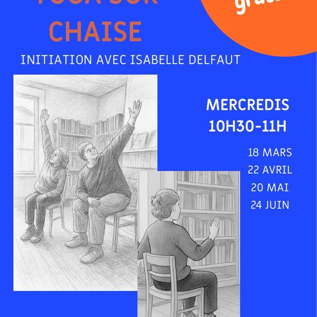 Atelier de yoga sur chaise