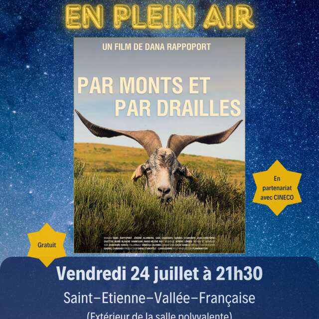 Projection en plein air