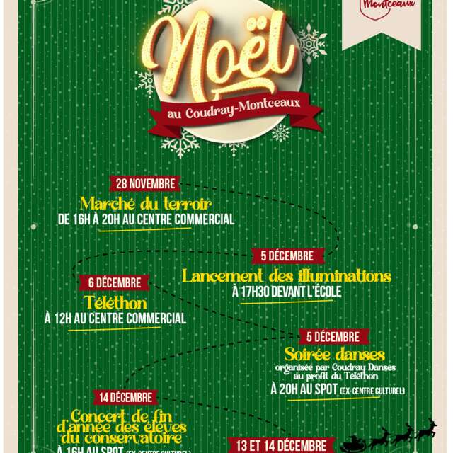 Lancement des illuminations de Noël