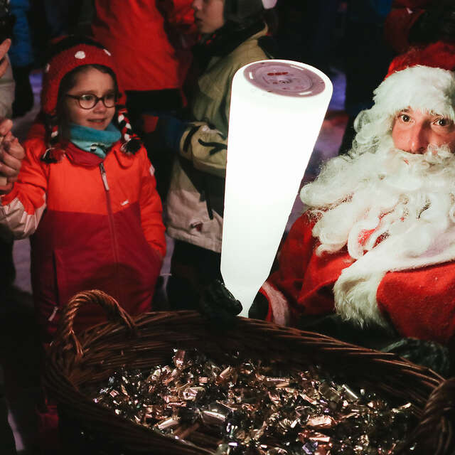 Santa Claus's arrival