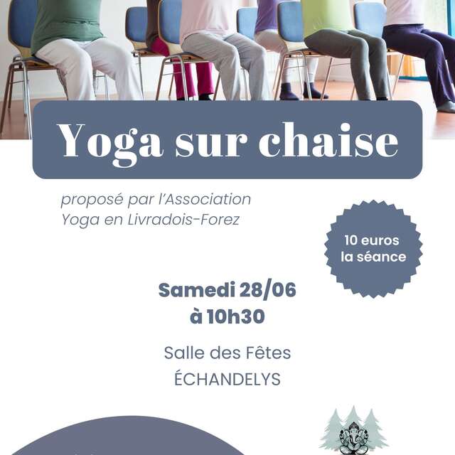 Yoga sur chaise