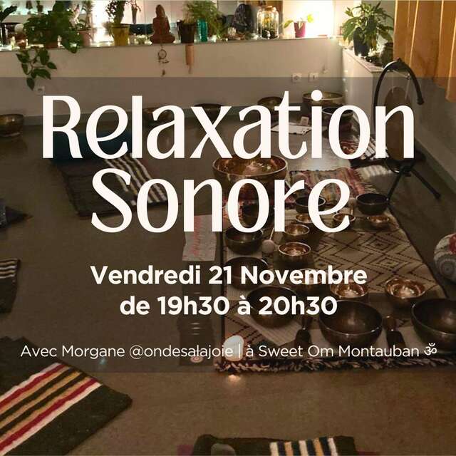 Sound relaxation with Tibetan bowls