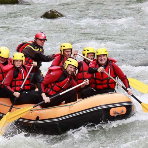 Rafting en eaux vives avec Évolution 2