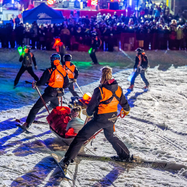 Descente aux flambeaux d'Orcières-Merlette