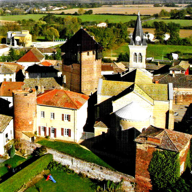 Château médiéval d'Ambérieux en Dombes